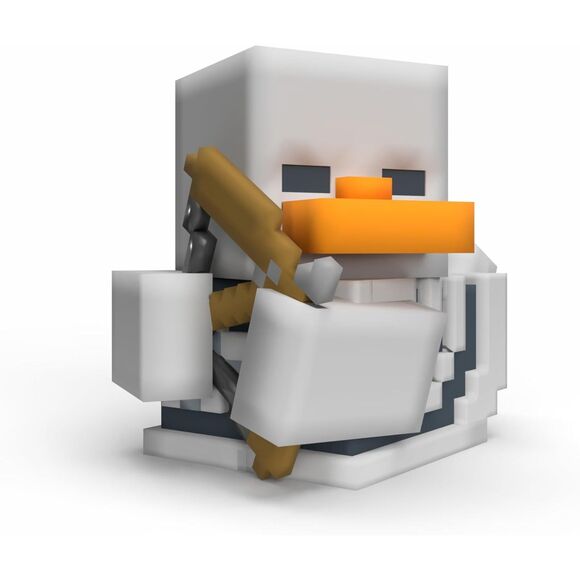 TUBBZ Boxed Edition Minecraft Skeleton Rubber Duck Vinyl Figure Collectible - Picture 1 of 4